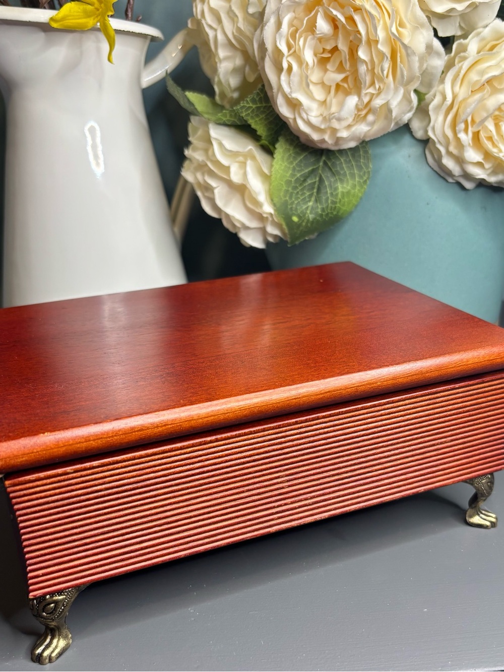 Cherry Wood Jewelry Box - Picture 2 of 7
